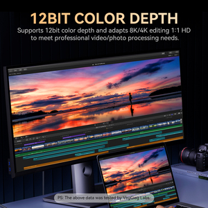 USB C <span class=keywords><strong>a</strong></span> <span class=keywords><strong>HDMI</strong></span> 2,1 <span class=keywords><strong>Cable</strong></span> tipo C <span class=keywords><strong>a</strong></span> <span class=keywords><strong>HDMI</strong></span> <span class=keywords><strong>Cable</strong></span> 8K60Hz 4K120HZ 6.6FT <span class=keywords><strong>Convertidor</strong></span> para teatro Teléfono móvil Altavoces <span class=keywords><strong>de</strong></span> audio y video para automóvil - Product Image 5