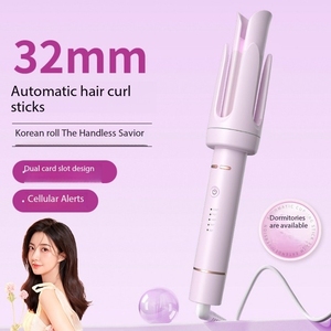 Nouveau Fer à Boucler Automatique Rotatif Portable 32MM à Ions, Revêtement Céramique, Chauffage PTC pour Usage Domestique/Hôtelier (Vente en Gros) - Product Image 2