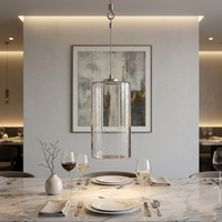 Abat-jour cylindrique en verre soufflé à la main, effet bulle, diffuseur de lumière douce et scintillante, pour la décoration intérieure et l'amélioration des luminaires