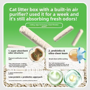 <span class=keywords><strong>Arena</strong></span> <span class=keywords><strong>para</strong></span> <span class=keywords><strong>Gatos</strong></span> Ecológica y Desechable de Alta Calidad, 2.4 kg, Biodegradable, Libre de Polvo, Control de Olores, Aglutinación Rápida, <span class=keywords><strong>Arena</strong></span> Mixta Antiadherente - Product Image 4