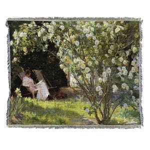 Couverture de lit à motif floral personnalisable et tenture murale Nouveau design Tapisseries tissées <span class=keywords><strong>Tapisserie</strong></span> décorative - Product Image 2