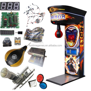 Kit Macchina da Boxe Multifunzione con Display LCD, Sensore Intelligente e Bersagli Regolabili per Palestra Domestica e Sala Giochi Commerciale - Product Image 1