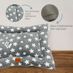 Cuccia per Cani Yommy Design a Osso Grigio Antiscivolo Resistente Disponibile nelle Taglie S M L - Product Image 6
