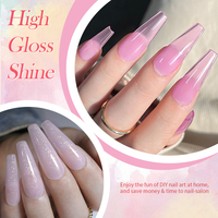 BORN PRETTY PRO Factory OEM 15ml Hema Free Biab Nail Builder Gel en flacon, Gel de construction d'ongles Apex à retirer par trempage pour extension d'ongles, pour la vente en gros