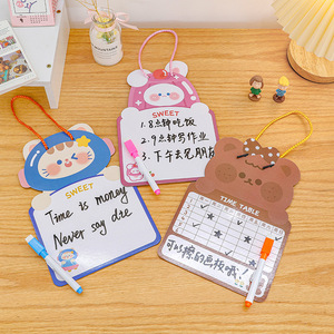 Tableau de <span class=keywords><strong>dessin</strong></span> effaçable double face pour enfants, petit tableau blanc pour peinture et graffiti, tableau d'écriture pour l'éducation précoce - Product Image 4