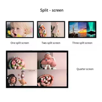 Écran LCD de menu numérique pour café fast-food, haute luminosité, 43 pouces, affichage publicitaire, panneau de menu numérique suspendu pour restaurant