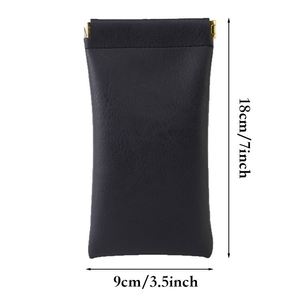 Étui à lunettes Shrapnel en cuir PU, étui de protection pour lunettes, fermeture automatique, étanche, résistant à la pression, pour hommes et femmes - Product Image 5