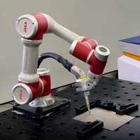 Robot collaboratif à 6 axes, charge lourde de 12 kg, portée de 1327 mm, haute précision, cobot industriel, atelier automatisé, soudage des métaux, moteur
