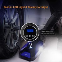 Gonfleur de pneu de voiture filaire Portable petit compresseur de poche numérique analogique DC12V pompe à Air en matériau ABS