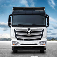 Camion benne lourd Foton Auman EST 6x4 avec châssis diesel Cummins, cabine demi-rangée, norme d'émission Euro 2, caméra arrière, à vendre