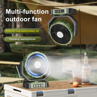 4000Mah 8000Mah Batterie Usb Rechargeable Ventilateur Extérieur Bureau Petit Portable Oscillant Camping Ventilateur Avec Power Bank