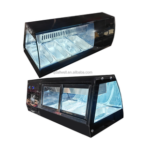 <span class=keywords><strong>Vitrina</strong></span> Refrigerada Personalizada para Mostrador con Descongelación Automática, Ventilación LED y Exhibición de Sushi en Mesa - Product Image 1