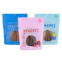 Faible MOQ, fermeture éclair, emballage alimentaire, impression numérique personnalisée, sachet debout avec fenêtre transparente