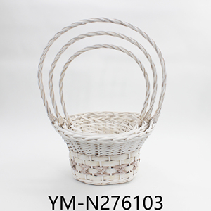 Venta directa de fábrica Firme Regalo tejido a mano de ratán Decorar Cesta de picnic de mimbre de sauce - Product Image 3