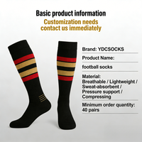 Chaussettes de football Scrunch pour enfants et jeunes, personnalisables avec lettres, écologiques, séchage rapide, avec revers, tricot double couche, compression