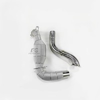 Tuyaux d'échappement sport à haut débit en acier inoxydable 304 pour Mercedes Benz AMG A35 A35L 2.0T W177 2019-2023, réponse du gaz plus sensible