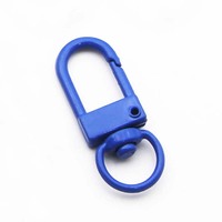 Porte-clés en métal et pendentif arc-en-ciel pour accessoires de bijoux gay et lesbiens, accessoires de sac, porte-clés de remorque, mousqueton pivotant