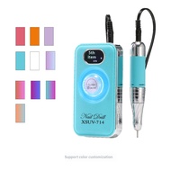 Machine à ongles électrique OEM/ODM 45000 tr/min 36W, batterie rechargeable 4000 mAh, sans fil, kit de manucure pour usage domestique et professionnel