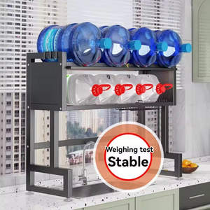 Organisateur d'étagères de cuisine en acier au carbone durable Installation <span class=keywords><strong>facile</strong></span> pour tous vos besoins de cuisine et réduction de l'encombrement - Product Image 5