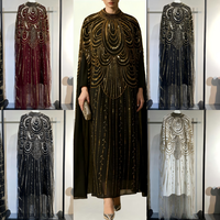 Robe de soirée élégante pour femme, caftan de luxe perlé de style arabe de Dubaï, robe de mariée formelle, type Abaya modeste, fourniture ODM