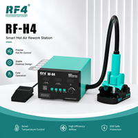Station de soudage à air chaud RF4 RF-H4 pour réparation de téléphones portables et écouteurs, affichage numérique, commande par pédale, air froid