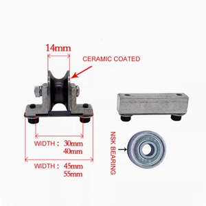 Piezas de Máquina de Trenzado: Polea con Recubrimiento Cerámico 27*14 con Soporte y Bloque de Contrapeso - Product Image 1