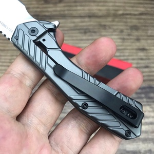 มีดพับสเตนเลสสตีล Ker shaw Static 3445 แบบปลายแหลม ด้ามอลูมิเนียม มีดพกพา EDC สำหรับกิจกรรมกลางแจ้ง ตั้งแคมป์ เดินป่า OEM - Product Image 4