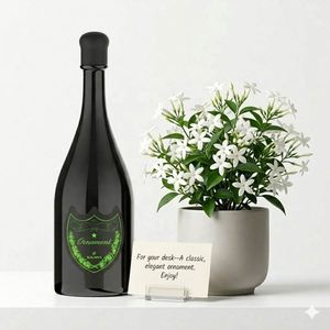 Humo Azul, Decoración de Mesa con Diseño en Forma de Champán y Accesorios, Regalo, Envío Rápido desde Almacén en la UE, Decoración para el Hogar - Product Image 5