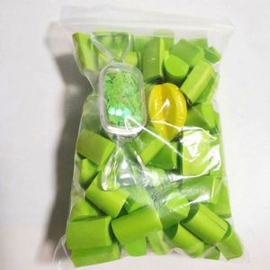Accessoires DIY en argile et résine pour pâte à modeler et slime : Bande de mousse transparente pour slime fluffy, garniture de paillettes pour modelage, jouet - Product Image 5