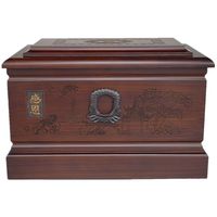 Urna para Cenizas de MDF Directo de Fábrica, Serie Gratitud, Caja Conmemorativa Funeraria de Bajo Costo y Alta Calidad