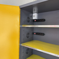 Armoire de stockage et de charge de batterie au lithium ignifuge à 20 prises pour véhicule électrique pour scooter, ordinateur portable et ordinateur portable