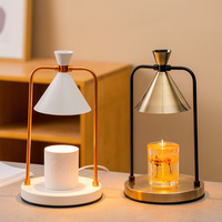 Nouvel Arrivage Lampe Chauffante Électrique à LED Dimmable en Métal Vintage, Réglable par le Haut, pour Fondre la Cire et Chauffer les Bougies, Prise US