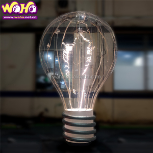 Ampoule Géante Gonflable Transparente en PVC Modèle 4m Accessoire Extérieur Souffleur Marque <span class=keywords><strong>Waha</strong></span> Impression par Transfert Thermique 16 Couleurs - Product Image 1