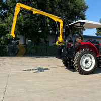 70pk 80pk 90pk Farm Lovol Tractor Gemonteerd Palmolie Fruit Oppikken Machine Palmolie Fruit Oogstmachine Ffb Palm Grabber