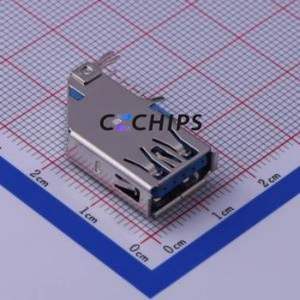 U30-04 USB Connector Through hole Component (THT) Connector Type-A USB 3.0 Female Side Insert - Product Image 2