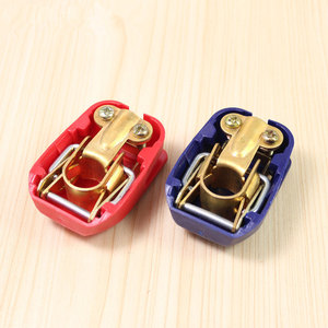 2 pièces/paire bornes de batterie universelles 12V à dégagement rapide <span class=keywords><strong>pinces</strong></span> en cuivre pour voitures caravanes accessoires de style de voiture utilisation automobile - Product Image 4