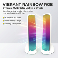 Enceinte de jeu RGB avec lumières LED colorées, alimentée par USB pour ordinateur