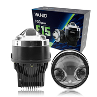 Feux antibrouillard LED série VAHID 3 pouces 38W, trois couleurs blanc et jaune, lentille de projecteur Bi LED, OEM, neuf, H3/H8/H4, 7200LM