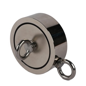 Aimants de pêche en néodyme (Double face) <span class=keywords><strong>aimant</strong></span> rond en néodyme avec boulon à œil, <span class=keywords><strong>aimant</strong></span> à Force de traction de 2600lb pour la rivière ou la pêche - Product Image 4