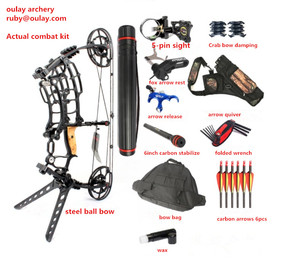 340FPS Villain Bow <b>Light</b> and Accurate <b>Triangle</b> Compound Steel Ball Villain Bow Villain Bow Villain Bow - Product Image 2