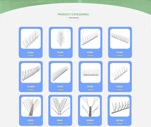 La rete metallica per uccelli deterrente per mosche in acciaio inossidabile elimina i piccioni trappola per uccelli punta in acciaio zincato - Product Image 6
