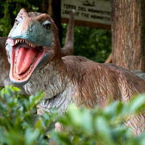 卸売カスタマイズ可能な等身大アニマトロニクスナヌクサウルス恐竜-リアルな動きをする北極恐竜モデル金属部品公共 - Product Image 1