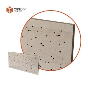Oem A Grade Non-Inflammable Ceiling Board Mdf sound proof decorative Acoustic Wall panels For Villa