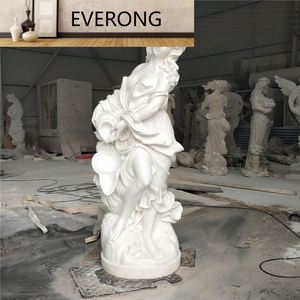 Statua di Angelo Alato a Grandezza Naturale in Stile Moderno, Scultura in Marmo per Decorazione Esterna del <span class=keywords><strong>Giardino</strong></span> - Product Image 1