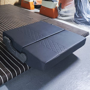 مقعد أريكة قابل للطي مزدوج لتعديل المركبات الترفيهية الصغيرة، مصنوع من الجلد الصناعي الفاخر المقاوم للماء - Product Image 5