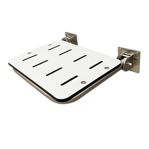 Sheng Hui <b>Folding</b> <b>Shower</b> <b>Stool</b> 450x450mm 304 Stainless Steel Bath Chair For Bathroom - Product Image 1