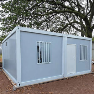 Maisons de conteneurs préfabriquées pliables prêtes à l'emploi 20 pieds 30 pieds 40 pieds Panneau sandwich préfabriqué modulaire préfabriqué Hôtels Centres commerciaux - Product Image 1