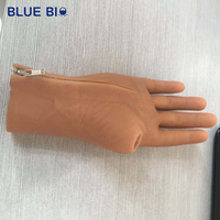 Prótesis de brazo extremidades artificiales prótesis cosmética de silicona mano con cubierta de dedo