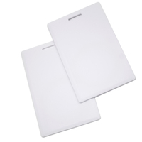 Carte intelligente vierge programmable réinscriptible RFID Clamshell IClass Prox TK4100 T5577 blanche pour contrôle d'accès, vente en gros