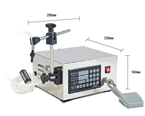LQ280 Semi-Automatic Digital Control Liquid Filling Machine 5000ml/Peristaltic <b>Pump</b> Glycol Filling Machine/water Filling Machine - Product Image 2